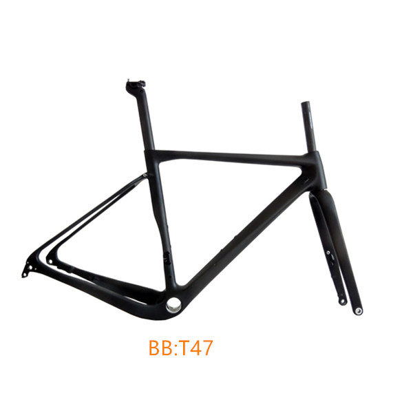 Углерода гравия велосипеда FM-R898 подходит MTB 650B * 2,1 "и углерода диск рамка 700 * 42C BB T47