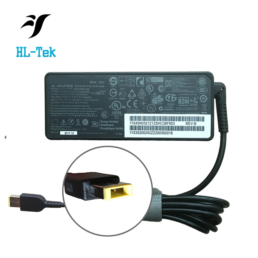20V 4.5A 90W адаптер переменного тока питания для ноутбука батарея зарядное устройство переменного тока Адаптеры питания для Lenovo ThinkPad X1 углерода (45N0237) G405 G500 G505 записная книжка