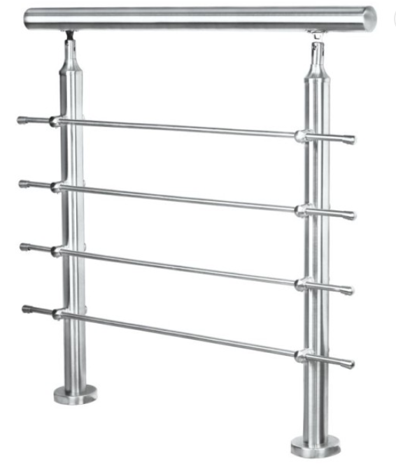 YL solid stainless steel railings strong interior staircase balustrade rod railing post