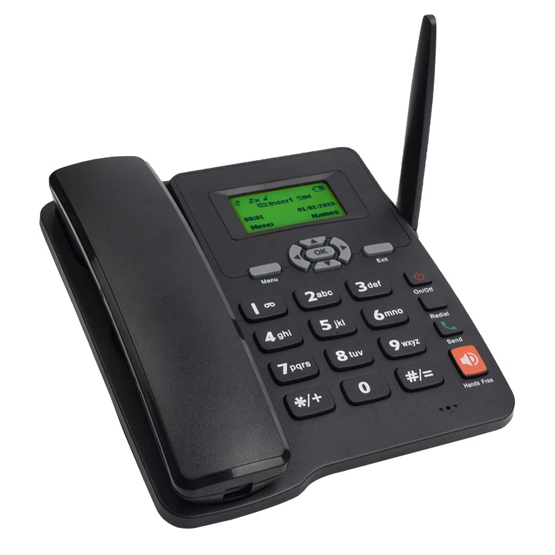 Беспроводной телефон GSM SIM карта 2G 3G 4G WIFI беспроводной стационарный телефон Настольный телефон для офиса дома отеля русский арабский