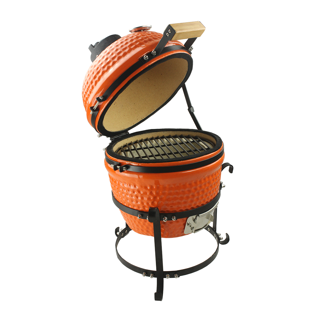 Auplex Kamado 13 дюймов портативный мини Керамический уголь Kamado гриль для 2 человек