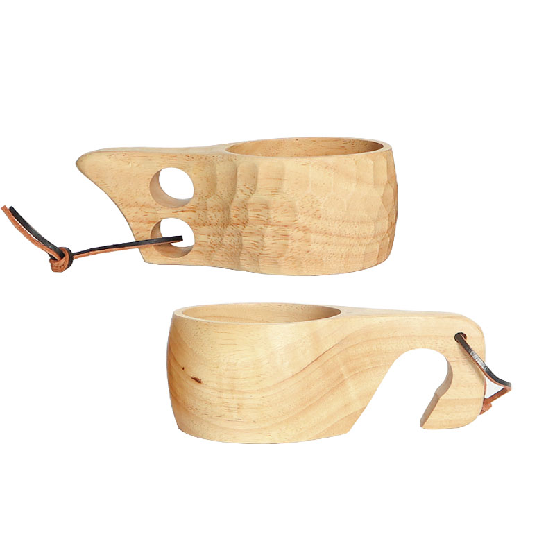 TAOTAOJU Tableware Household Products Fashion Durable New Hot Items Mini Milk Coffee Cup Wooden With Handle