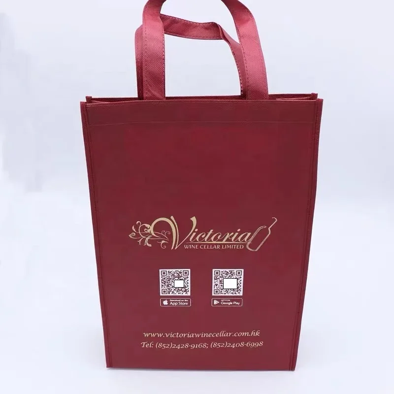 Wholesale reusable biodegradable custom logo non woven tote bag