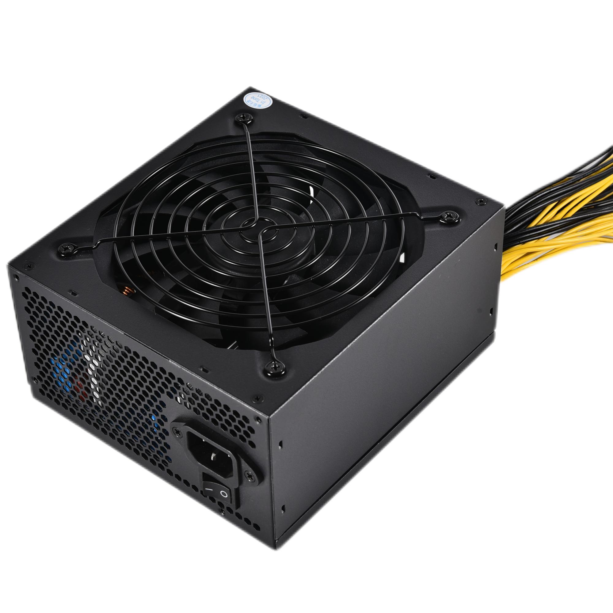 SolaBox Quiet 2000W Full Modula Power Supply Supports 8 Graphics Card Silent 2000W Machine PSU
