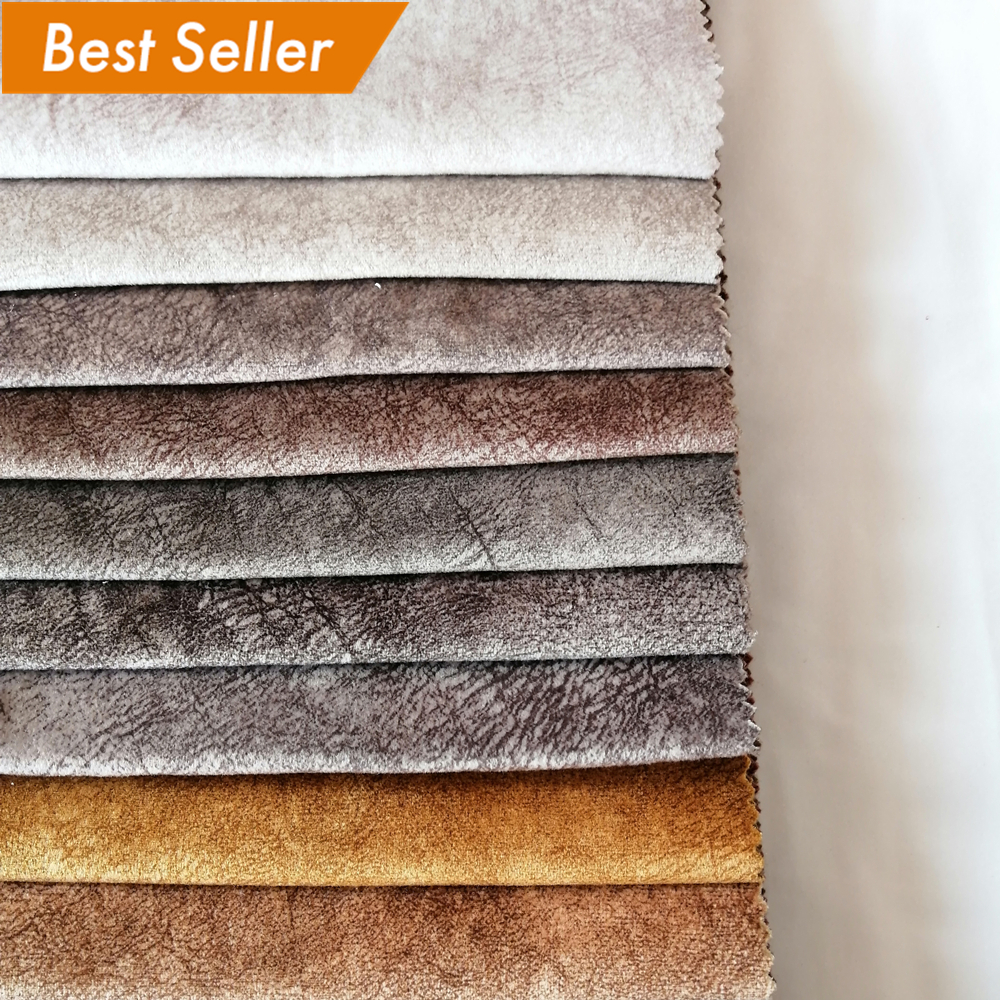 free sample tricot polyester warp knitted cheap europe textile mosha holland velvet sofa fabric