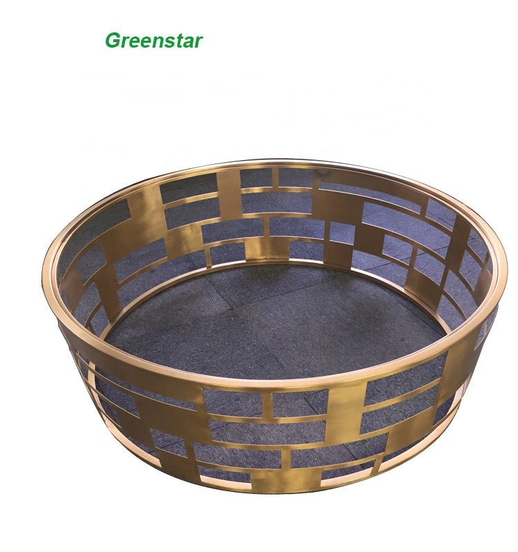 Greenstar, золотистая мебель с гальваническим покрытием, стул, диван, кофейный столик