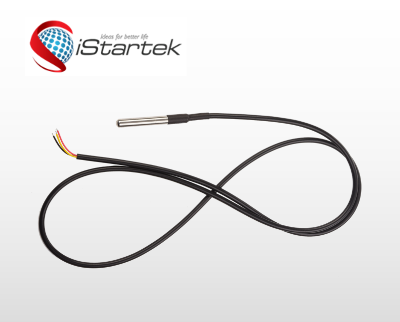 Istartek 1-проводной Температурный датчик совместим с источник FM, встроенный в транспортное средство
