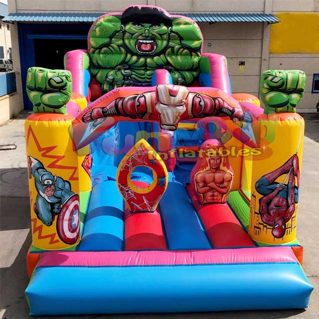 Оптовая продажа, надувной дом с горкой Toboggan gonflable jumping castle
