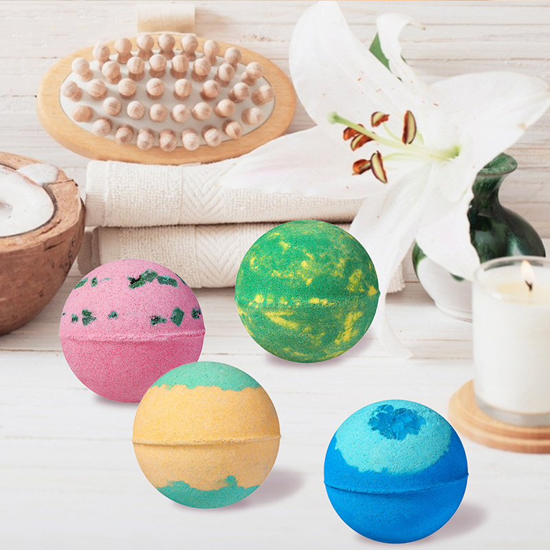 Round Shape Bomb Bubble Rich Bubble Bath Bombs Natural Organic Vegan Bath Bombs With Multiple Flavors