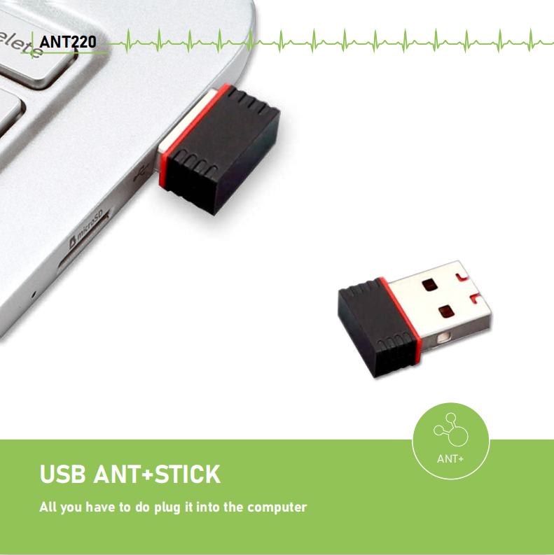 Chileaf 2021 Most Popular MINI USB Dongle ANT+ Stick Data Receiver Antenna, Wireless ANT Dongle