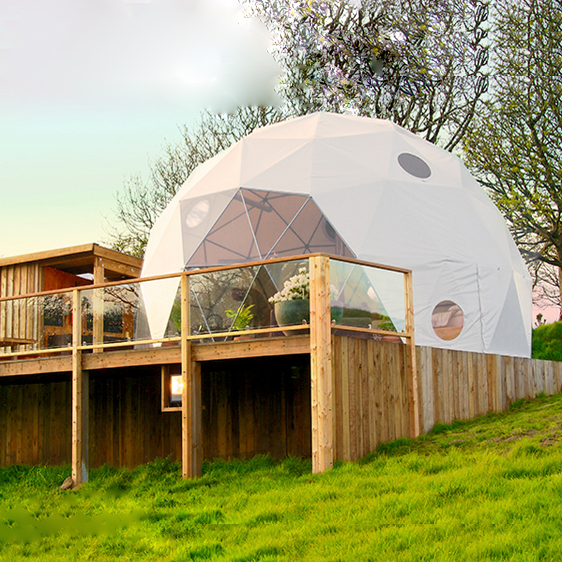 6 м открытый прозрачный дом Igloo роскошный отель геодезический купол палатка Glamping