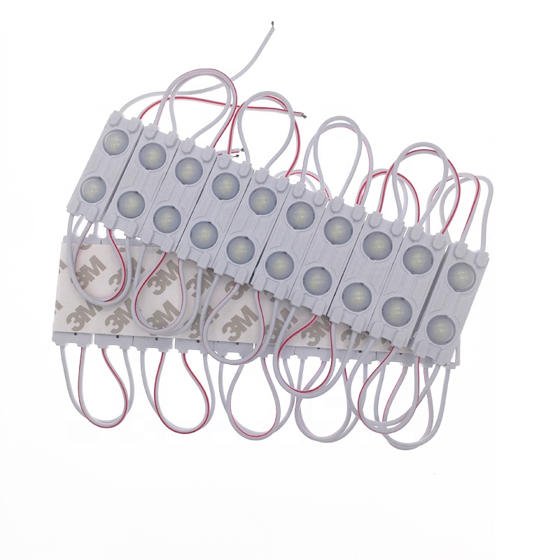 12v LED injection backlight modules waterproof 1W smd mdulo 2835 smd lens 2 led module