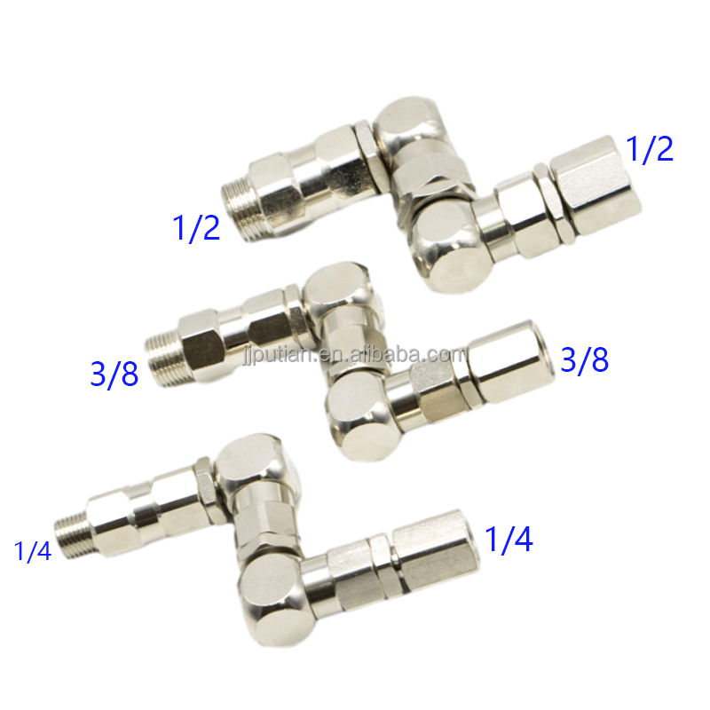202579 GREASE Z SWIVEL, Universal Stainless Steel Z-Shaped Spray Nozzle Swivel Joint Spray Gun Tool Parts