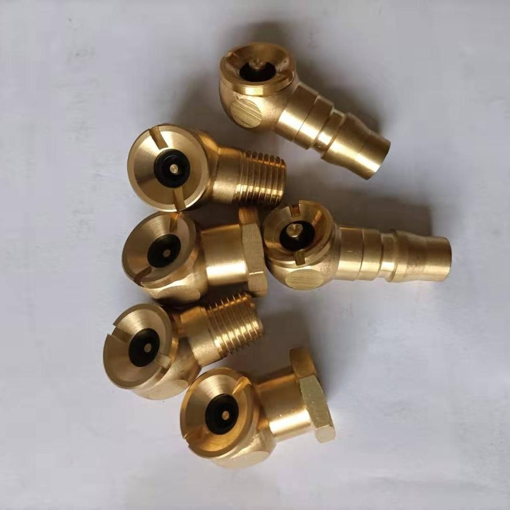 Brass Chuck Air Tire Chuck factory price 6 8 mm double hose barb tie chuck