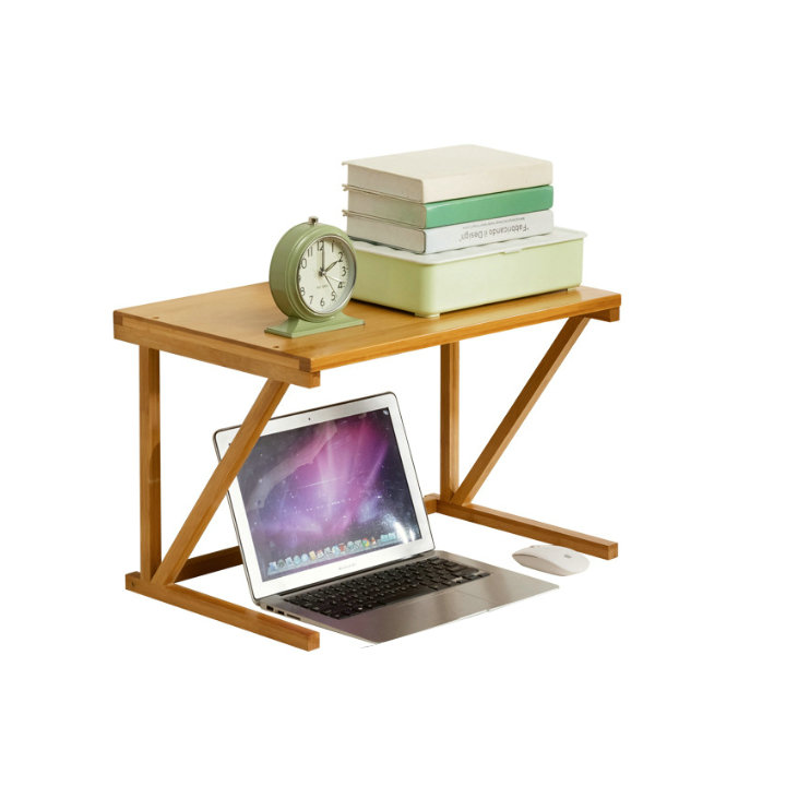 Wholesale 2021 modern desktop bookshelf bamboo bookcase