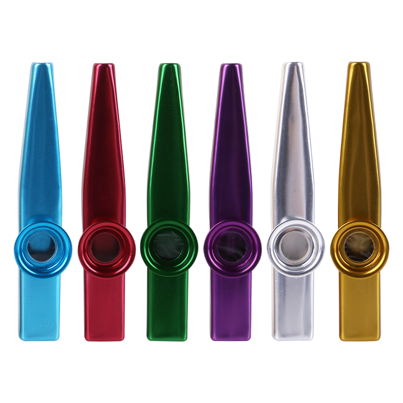 Другие музыкальные инструменты Kazoo из алюминиевого сплава, подарок для детей, музыкальные любители, 6 различных цветов Kazoo