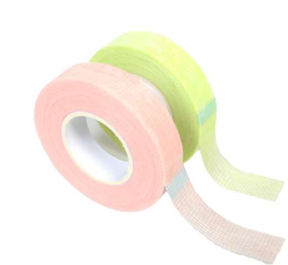 Breathable transparent tape individual lashes extension tools for lash extension kits pink lash tape