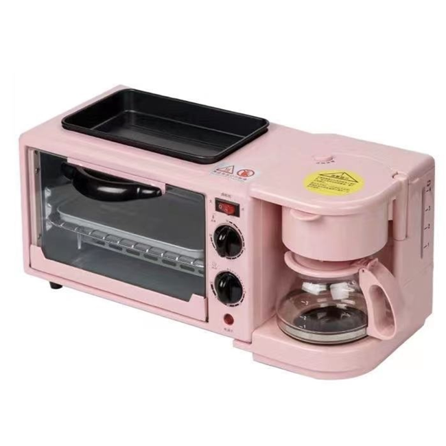 Antronic Hot Sales 1050W 7 Liter Oven Multifunction Breakfast Maker 3 in 1 OEM Cup Power Coffee Timer Color Temperature Mode Pan