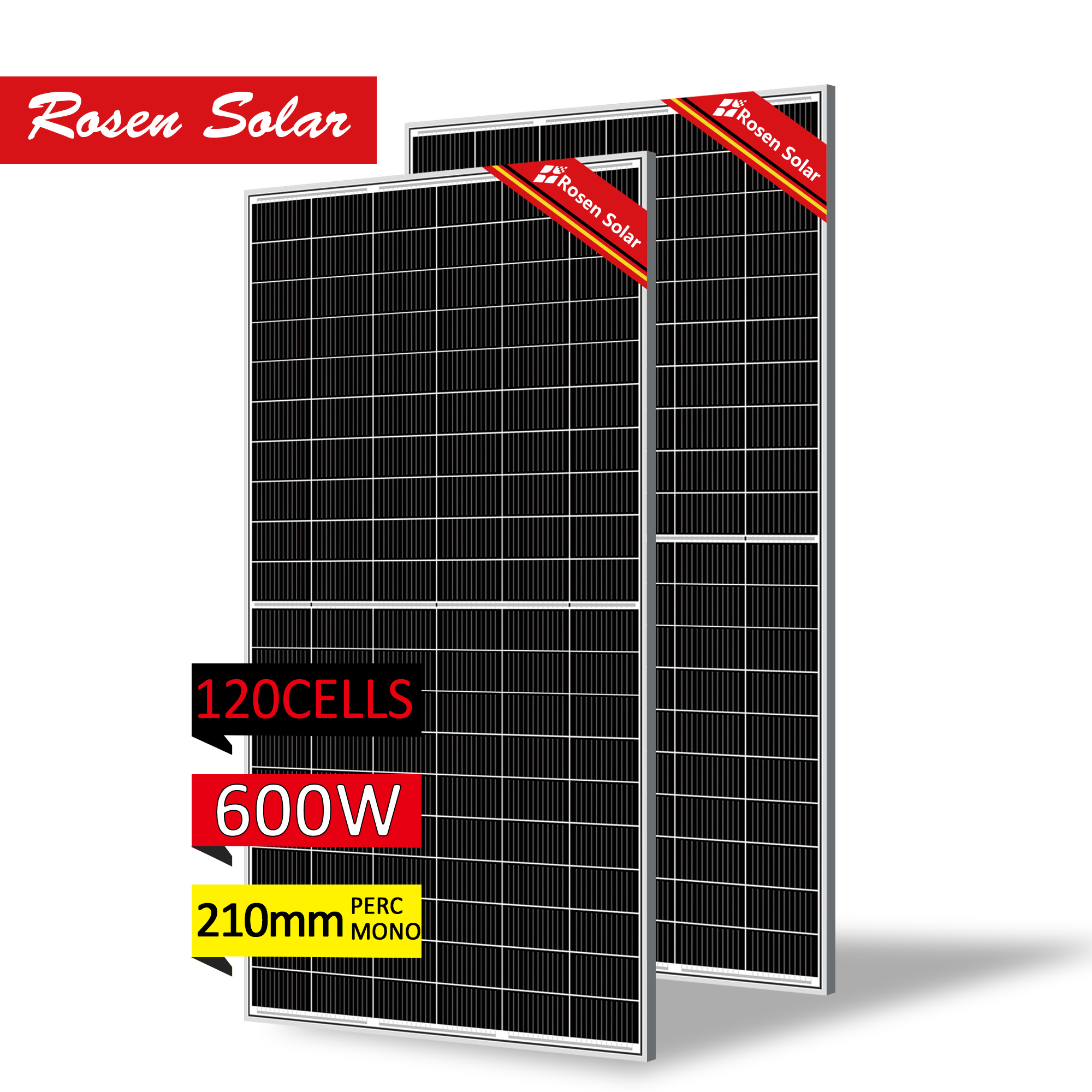 Best Price Solar Panel 600W Large Solar Panel 600Watt Home Grid Solar Panel Kits