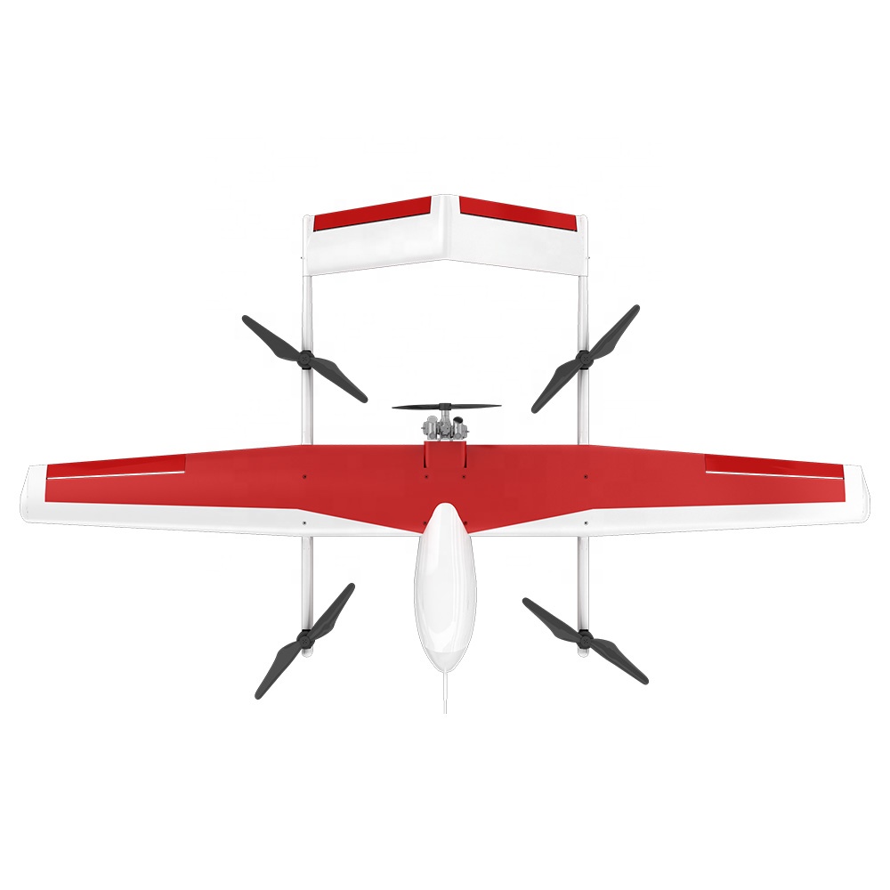 2021 Гибридный беспилотный летательный аппарат vtol с рамой лучшего дизайна с неподвижным крылом для отображения длинной выносливости высоты полета 5 км авиаперевозчик VTOL