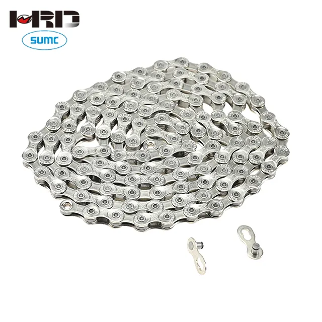 SUMC Bicycle Accessories SX10  116L Chain  10s / 30 speed Silver Solid Bike Chain 10s MTB / Road Bicycle