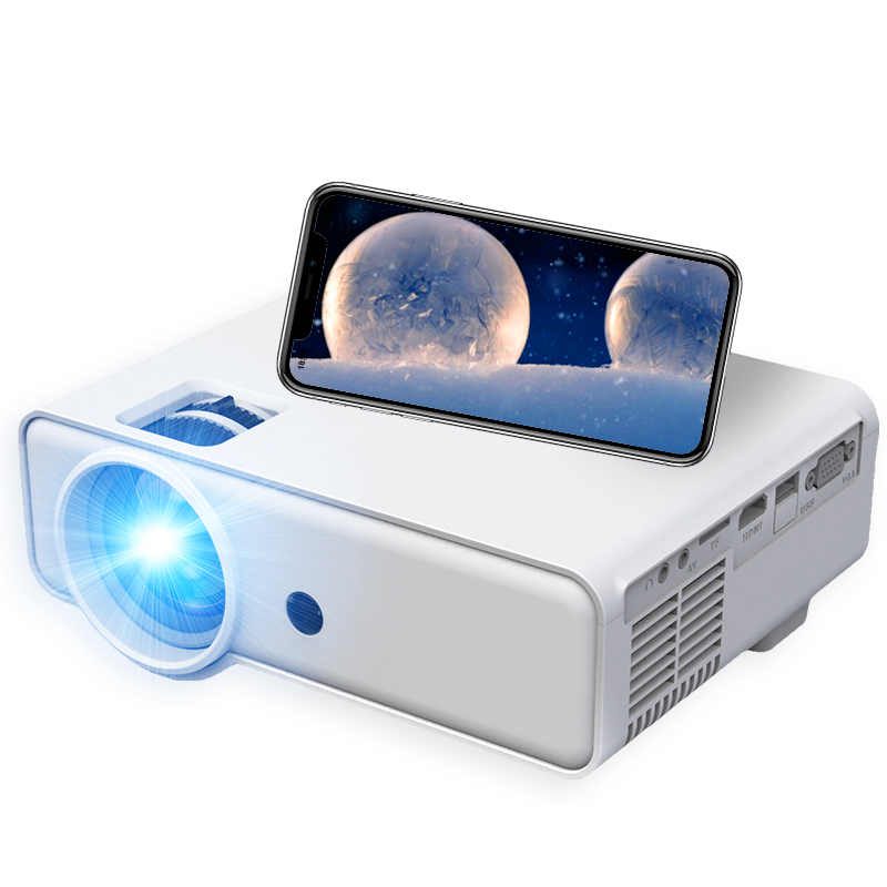 Factory 5000 High Lumens Projector 720p Full HD LCD LED Video Portable Home theater Projector 4K