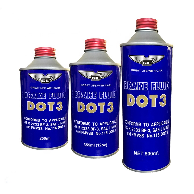 Сверхмощный синтетический DOT 3 тормозной масляный тормозной жидкости для сцепления