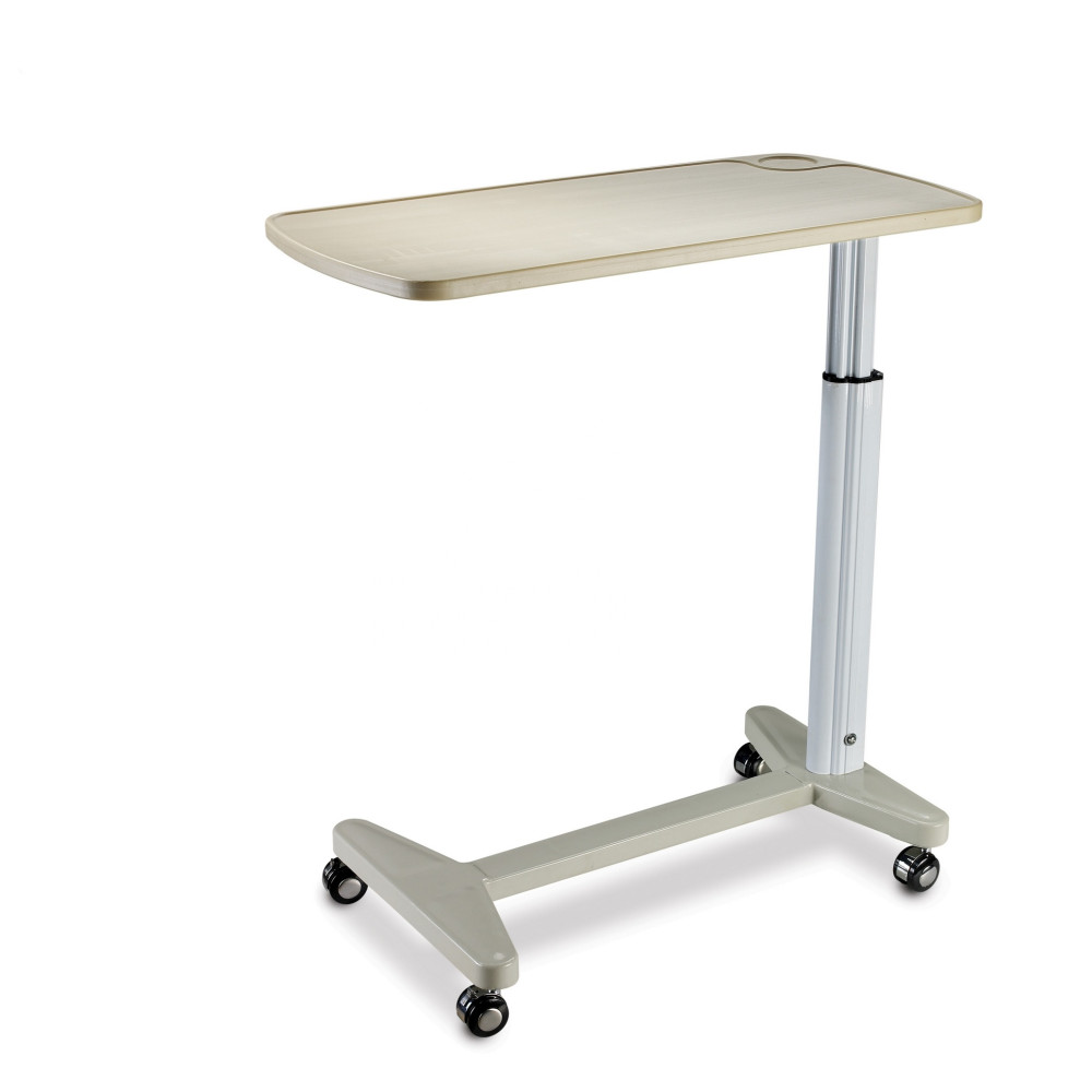 Cost-effective Movable ABS top Adjustable Bedside table Over bed table for Hospital