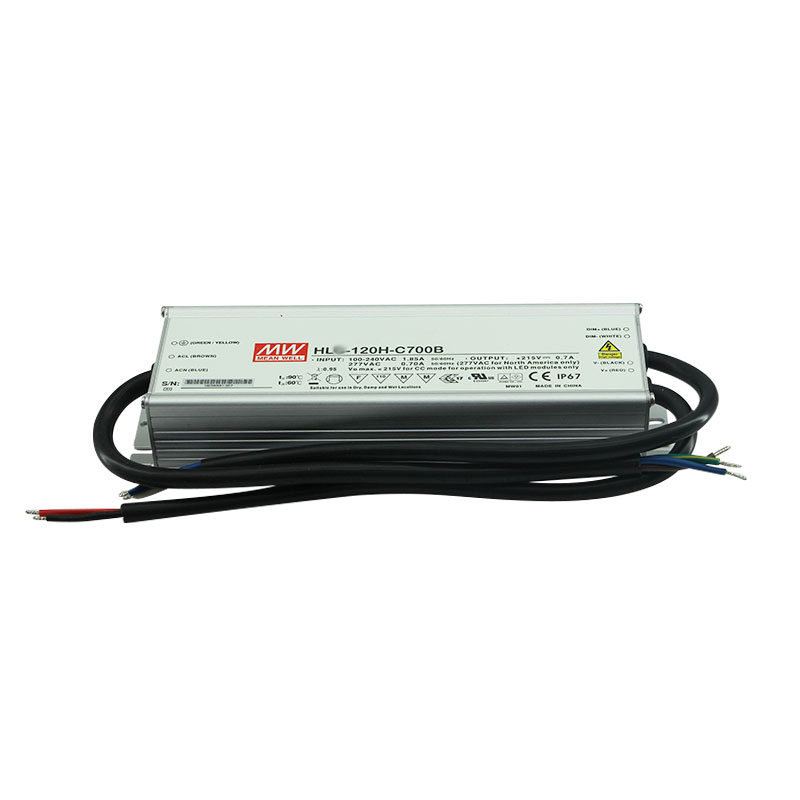 Meanwell HL-120H-C1400B 120W 1400mA IP67 постоянный настоящий светодиодный драйвер затемнения Водонепроницаемый источник питания светодиода Диммируемый СИД драйвер