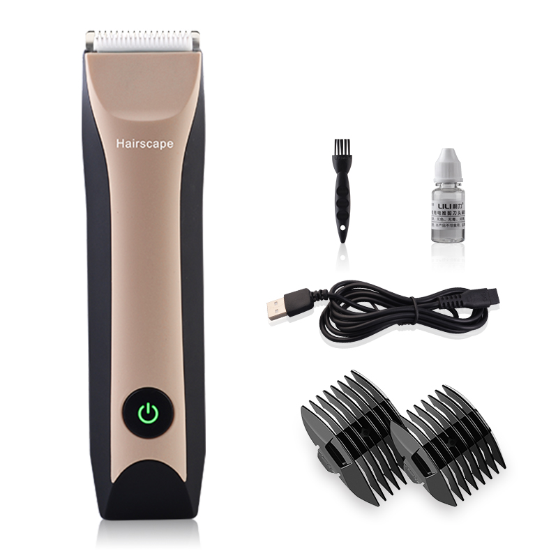 Подмышка для ног Hairscape, водонепроницаемая, электрическая, перезаряжаемая, беспроводная, триммер для волос