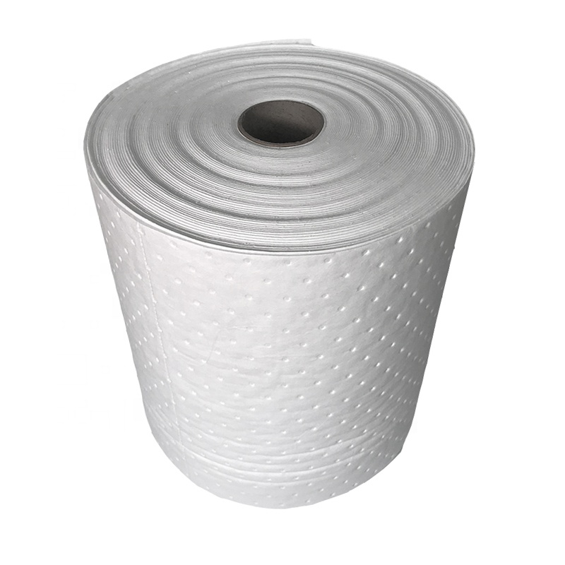 Safety environmental pp oil absorbent roll for lake