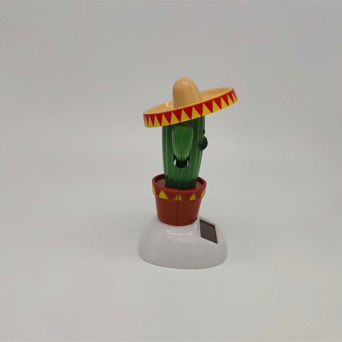 Custom logo packing solar power dancing toys Nodding Head dancing toys for car windows kids indoor decoration