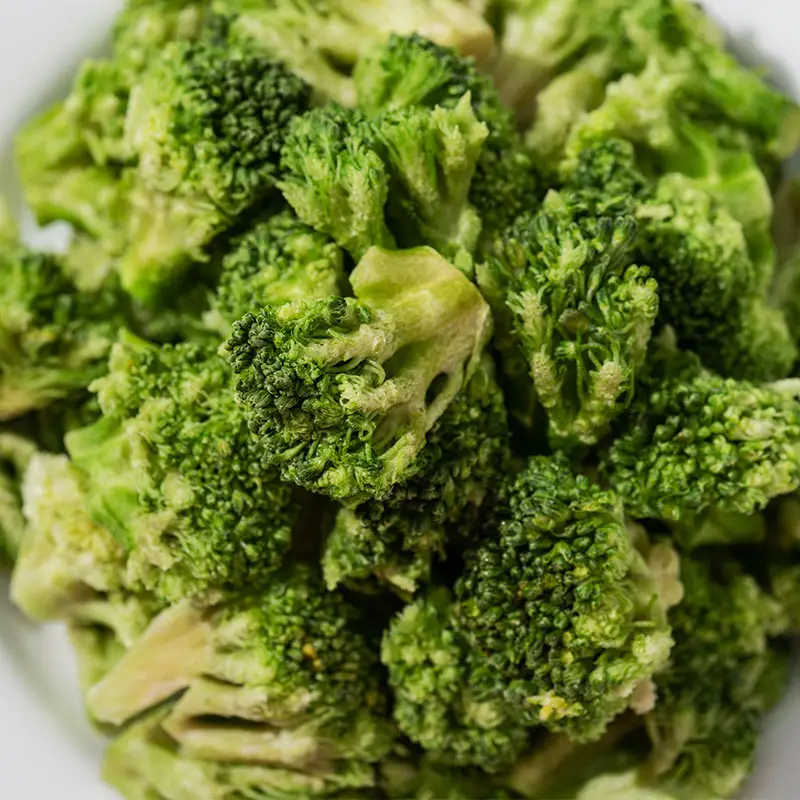 Instant Vegetables FD Broccoli Florets Chinese Broccoli Freeze Dried Broccoli