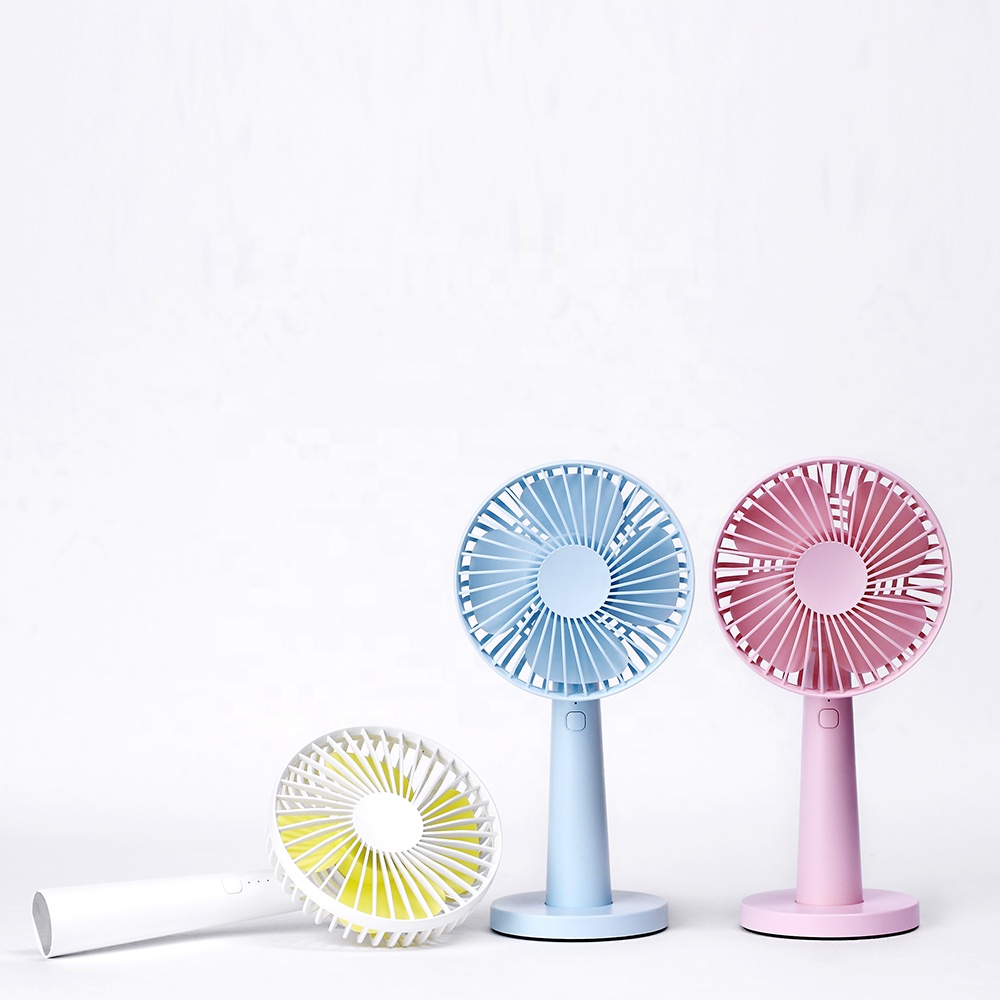 High Quality Usb Hand-held Fan 2019 USB Electronic Mini Fan with battery 3 speed choose