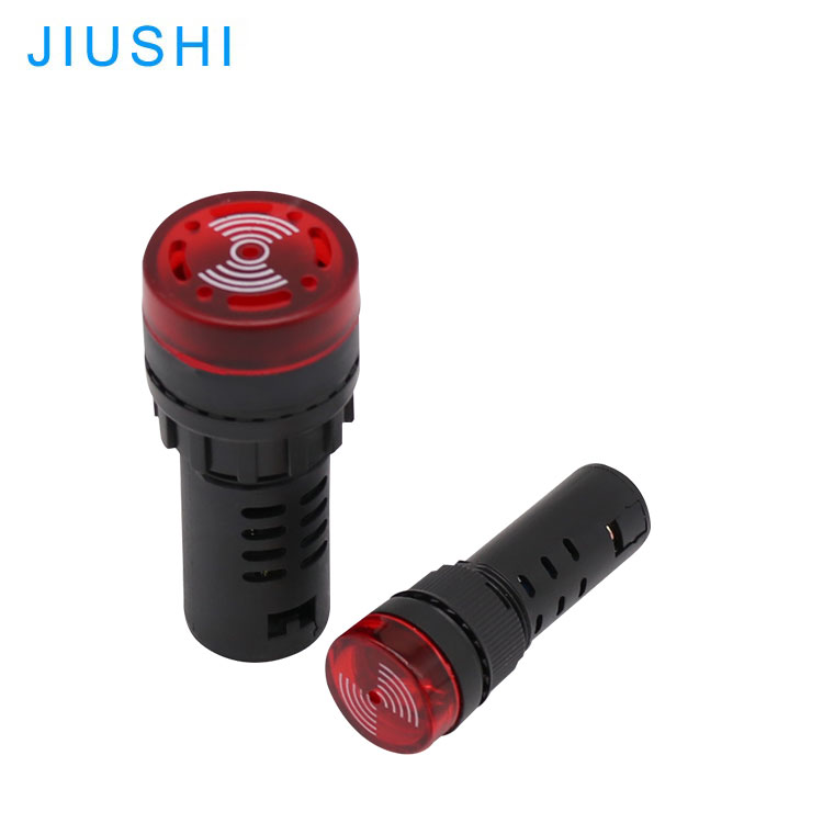 AD16-22SM 22 мм пластиковая сигнальная лампа LED buzzer 24v 220v красный зеленый желтый