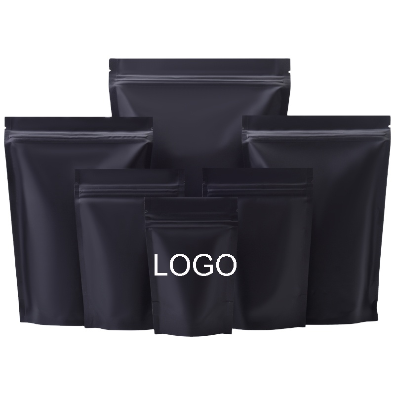 customizable logo packaging bags zip lock standing pouch bag for food packaging