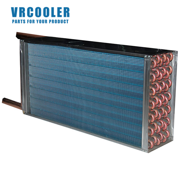 Fin type Heat exchanger for HVAC cooling system