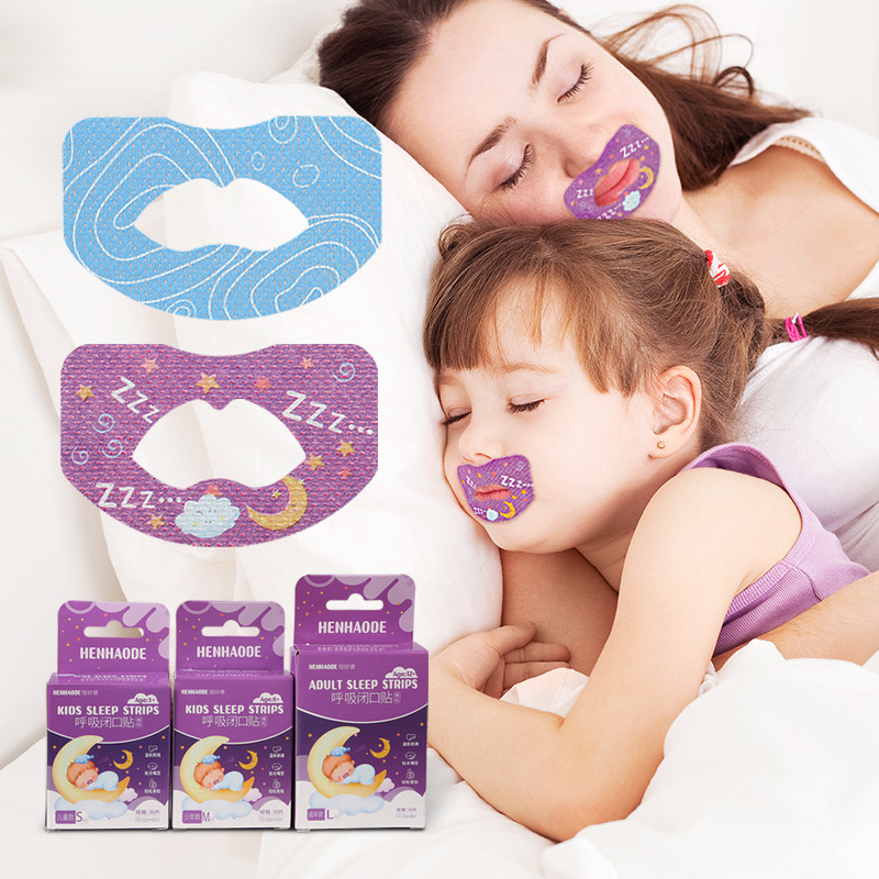 Custom LOGO Better Stop Snoring Relief Mouth Tape For Adults Improve Breathing Anti Snore Mouth Tape For Sleeping