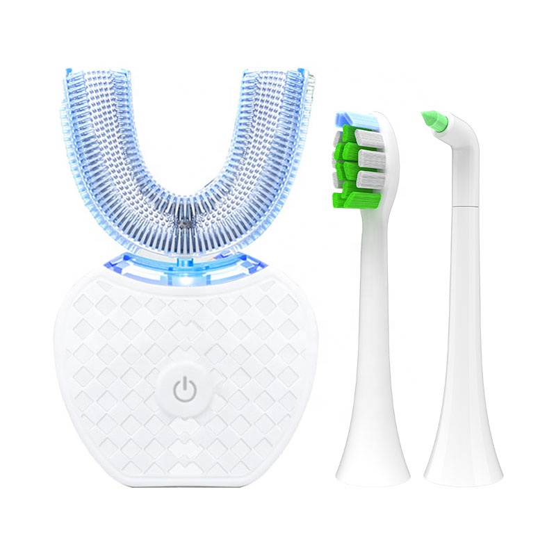Salove Environmental Friendly U Shape Ultrasonic Adults Whitening Silicone Automatic Electric Toothbrush