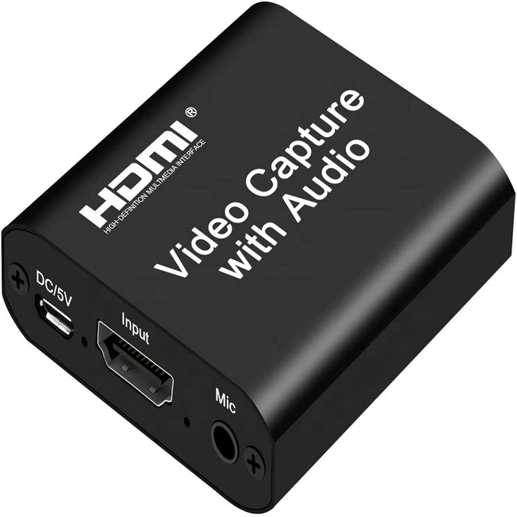 Карта захвата аудио-и видеосъемки HDTV, USB 2,0 4K HD 1080P 60 кадров в секунду, карта захвата видео HDTV для прямой трансляции для PS3