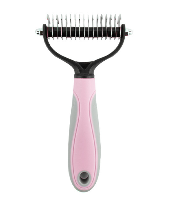 Pet Cleaning bathing comb, stainless steel pet brush for Knotted Hair and Fur