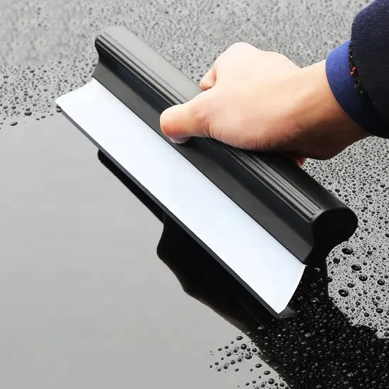 Soft Silicone Car Water Wiper Squeegee Blade Wash Window Glass Clean Shower Car Window Wiper Tool