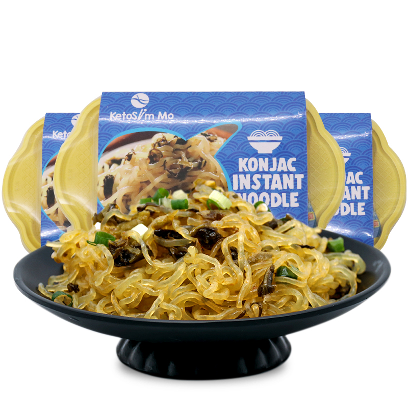 Кето Ramen диетическое питание лапша кислый квашеная капуста вкус конжаковая лапша быстрого приготовления