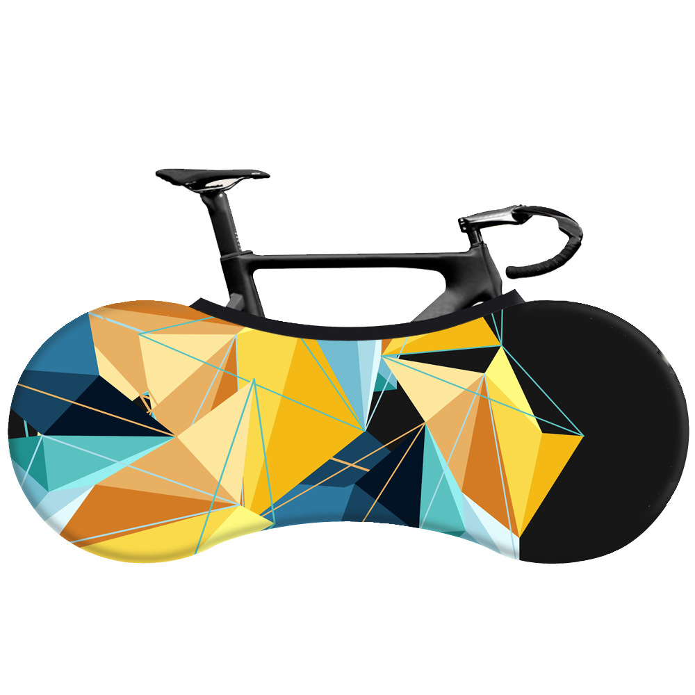 Indoor Removable Stone Printing Elastic Bike Cover Dustproof Multiple Protective Dust Bicycle Wheel Cover