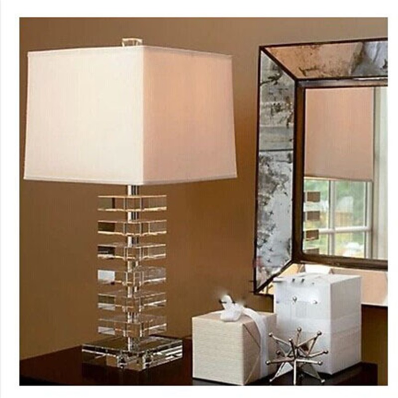 Creative Crystal Table Light Desk Lamp Contemporary LED for Home Bed Room Decoration
