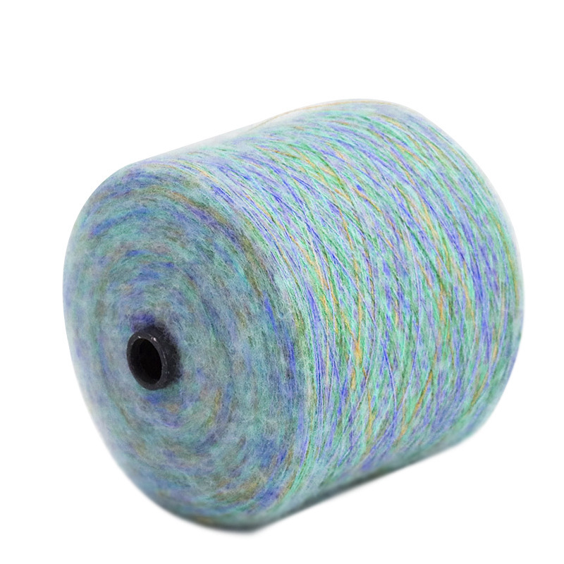 Wholesale Customizable 60%Kid Mohair 10% Mercerized Wool 30% Silk 1/13Nm Wool Mohair Color Yarn