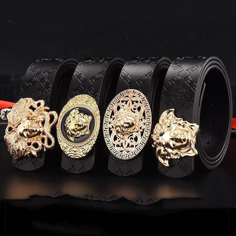 men's leather belt with gift box Luxury Brand Belt Classic Designer Mens Leather Luxury Belts For Men