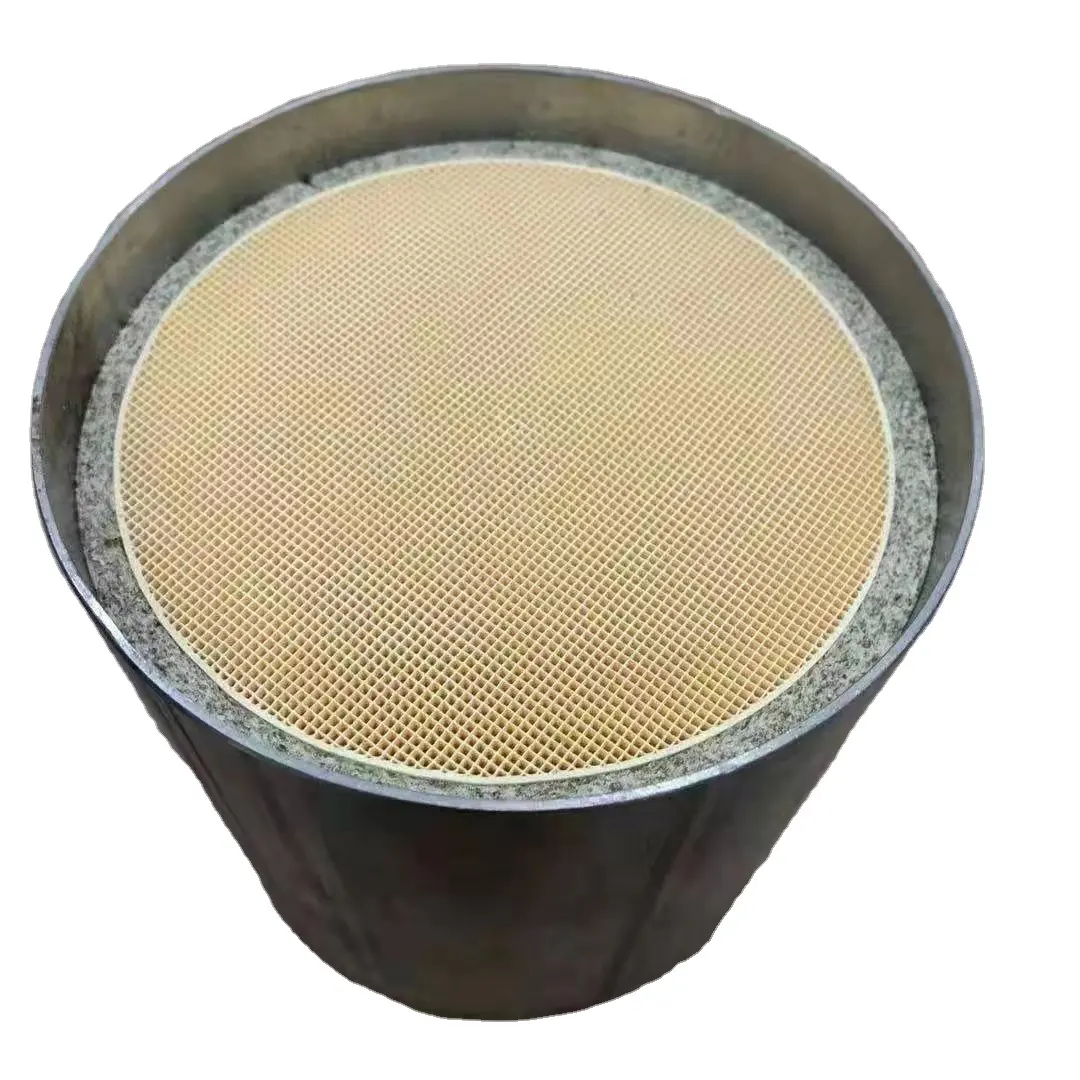 OBD II honeycomb monolith ceramic in the exhaust catalytic converter system with ceramic substrate for gasoline car