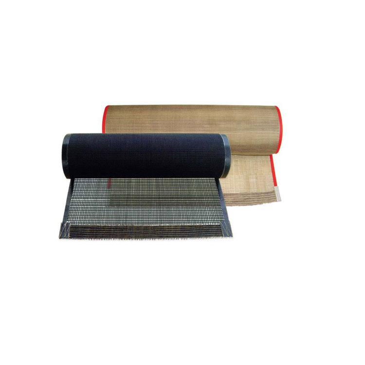 Customized Size Ptfe Conveyor Mesh Cloth Belt Open Ptfe Coated Fiberglass Mesh Belt