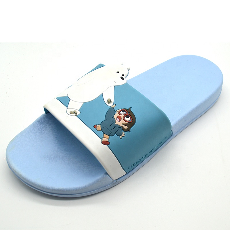 Hot Wholesale Kids Cartoon Slippers Custom Logo Bedroom Indoor Flip Flops Slippers